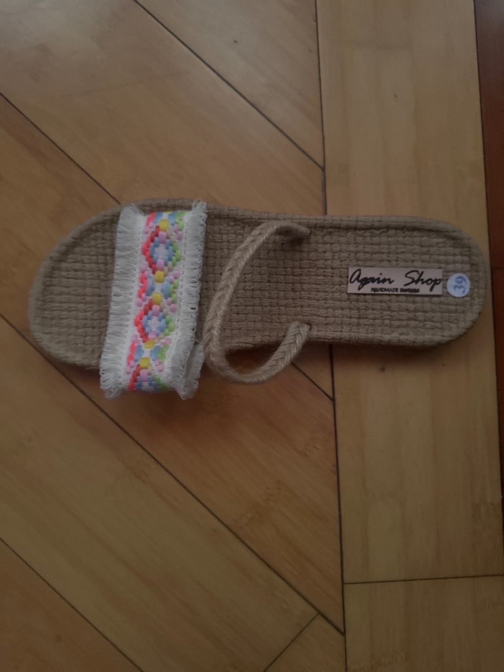 New handmade Sandals